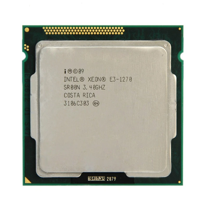 Intel Xeon e3 1270 E3 3 4 GHz LGA1155 8MB четырехъядерный процессор SR00N|Процессоры| |