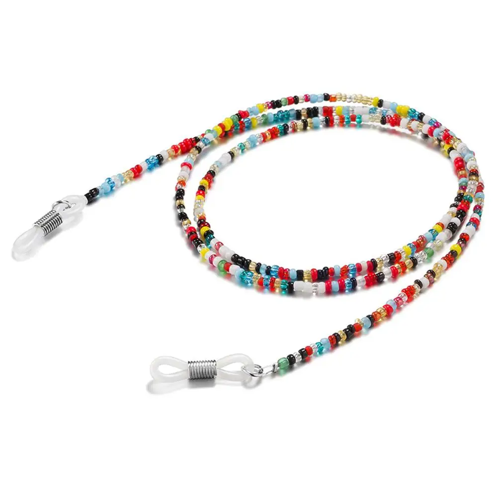 

1PC Fashion Colorful Women Glasses Chain Colored Beaded Eyeglass Lanyard Anti Slip Sunglasses Strap Spectacles Cord Accessories
