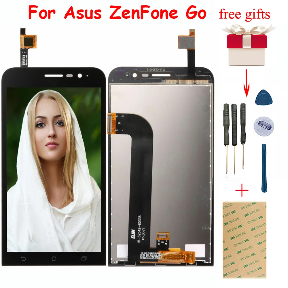 Сенсорный ЖК дисплей для Asus ZenFone Go ZB500KG X00BD модуль сенсорного экрана дигитайзер
