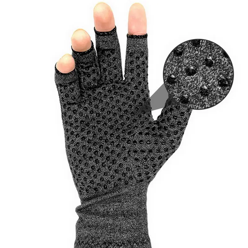 

Compression Arthritis Gloves Point Arthritic Joint Pain Relief Hand Gloves QW