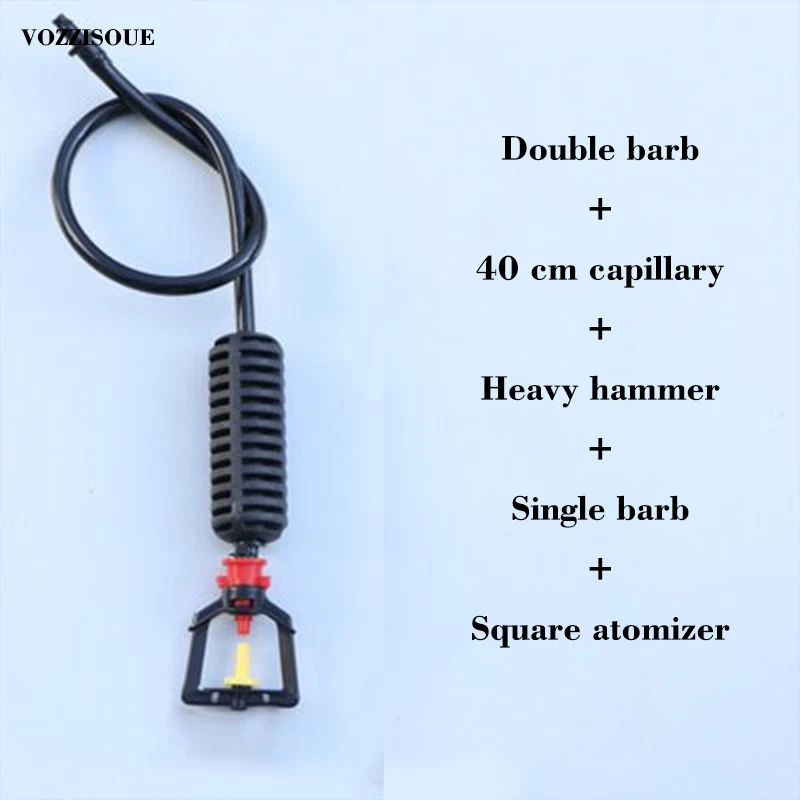 3PCS Горячая 3 шт. подвесная анти-капельная насадка распылителя с перекрестным распылителем Насадка противотуманная вода SprayTo парниковый капельный ороситель распылитель водяной туман - Цвет: 3PCS