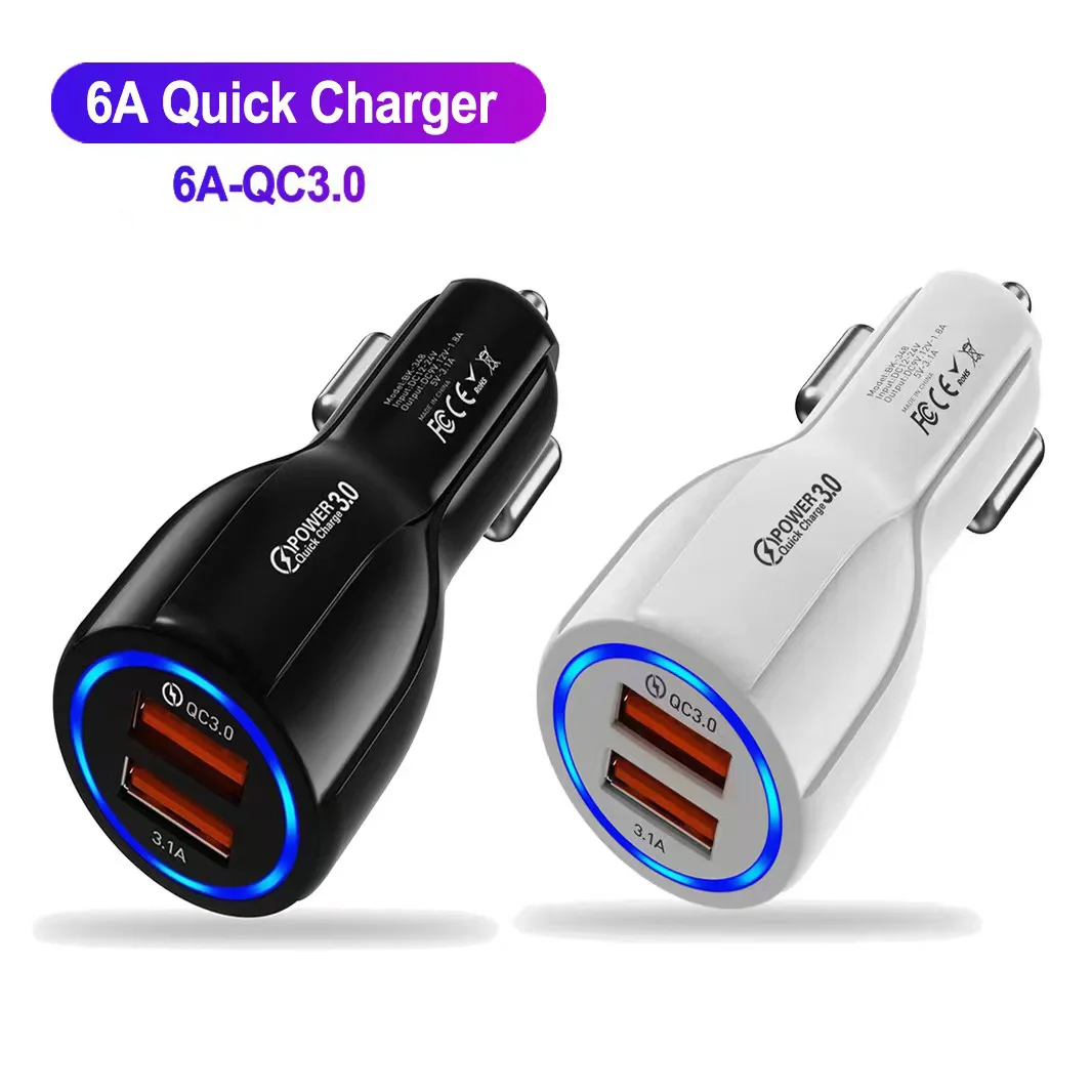 

Автомобильное зарядное устройство Quick Charge 3,0 с двумя USB-портами
