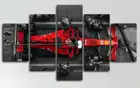 5 панелей картины HD печать Формула автомобиль F1 Питстоп гонка 5 шт. холст настенный плакат печать домашний декор картины без рамки