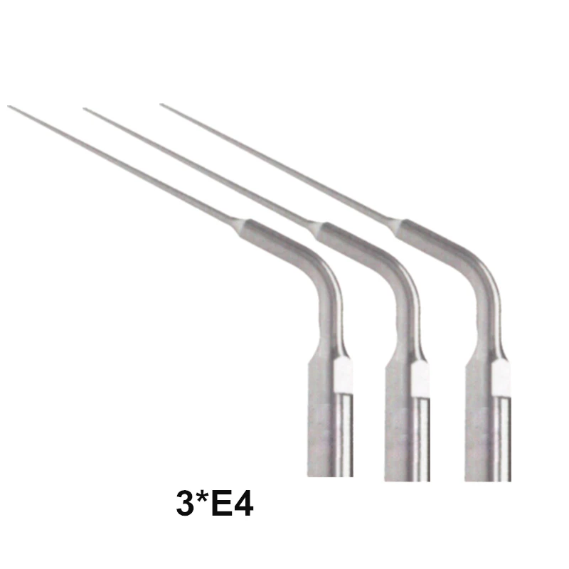 

Endodontic Tip 3Pcs E4 Dental Tools Endo Tip For EMS and Woodpecker Ultrasonic Scaler Removal Of Filling And Foreign Material