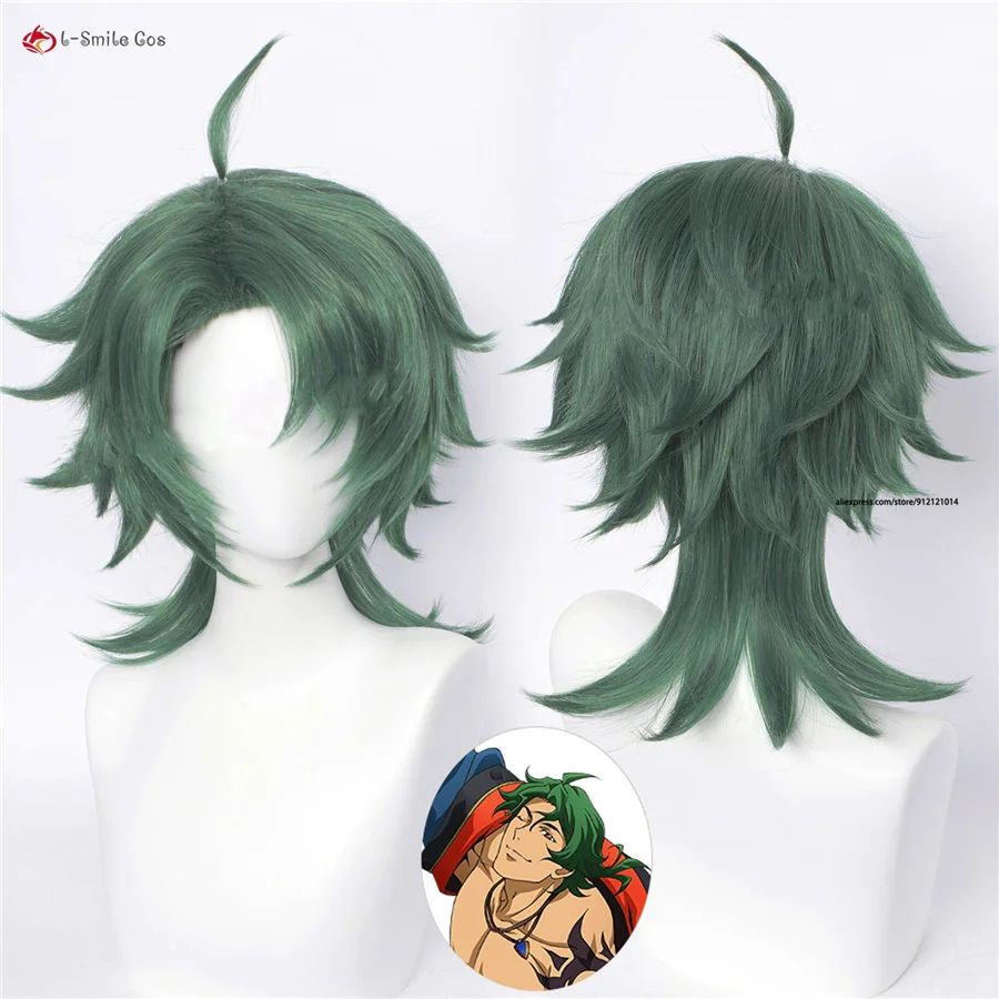 High Quality SK∞ Anime Langa Reki Miya Joe Cherry Cosplay Wig Heat Resistant Synthetic Hair Halloween Party Man Wigs + |