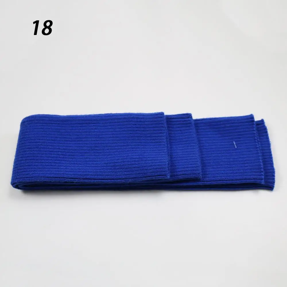 18-Diamond Blue Sparsil, женские зимние кашемировые длинные перчатки, одноцветные вязаные мягкие гетры для рук, женские осенние перчатки без пальцев, перчатки длиной 60 см - Цвет: 18-Diamond Blue