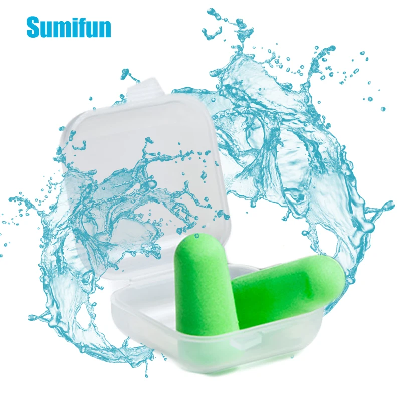 

2-8Pcs Anti-noise Soft Ear Plugs Sleeping Plugs Sound Insulation Ear Protection Earplugs For Travel Noise Reduction With Case