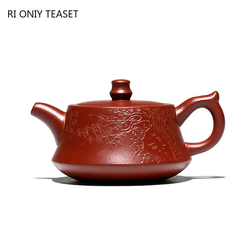 

170ml Traditional Yixing Purple Clay Teapot Raw Ore Dahongpao Household Tea Pot Zisha Filter Beauty Kettle Chinese Tea Set Gifts