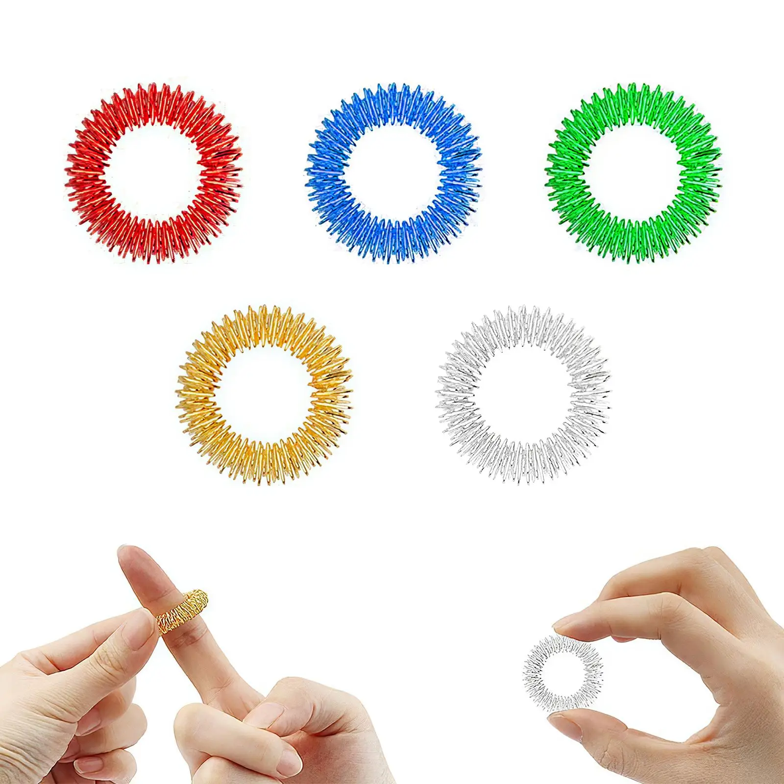 

Portable Relieve Irritability and Anxiety DIY Decompression Toy Set 18pcs Anti-anxiety Toys for Students Adults