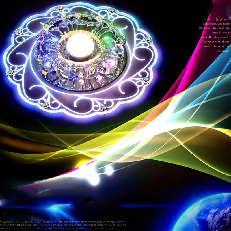 Внутренние светодиодный ные светильники Декор для дома подвесной кристалл