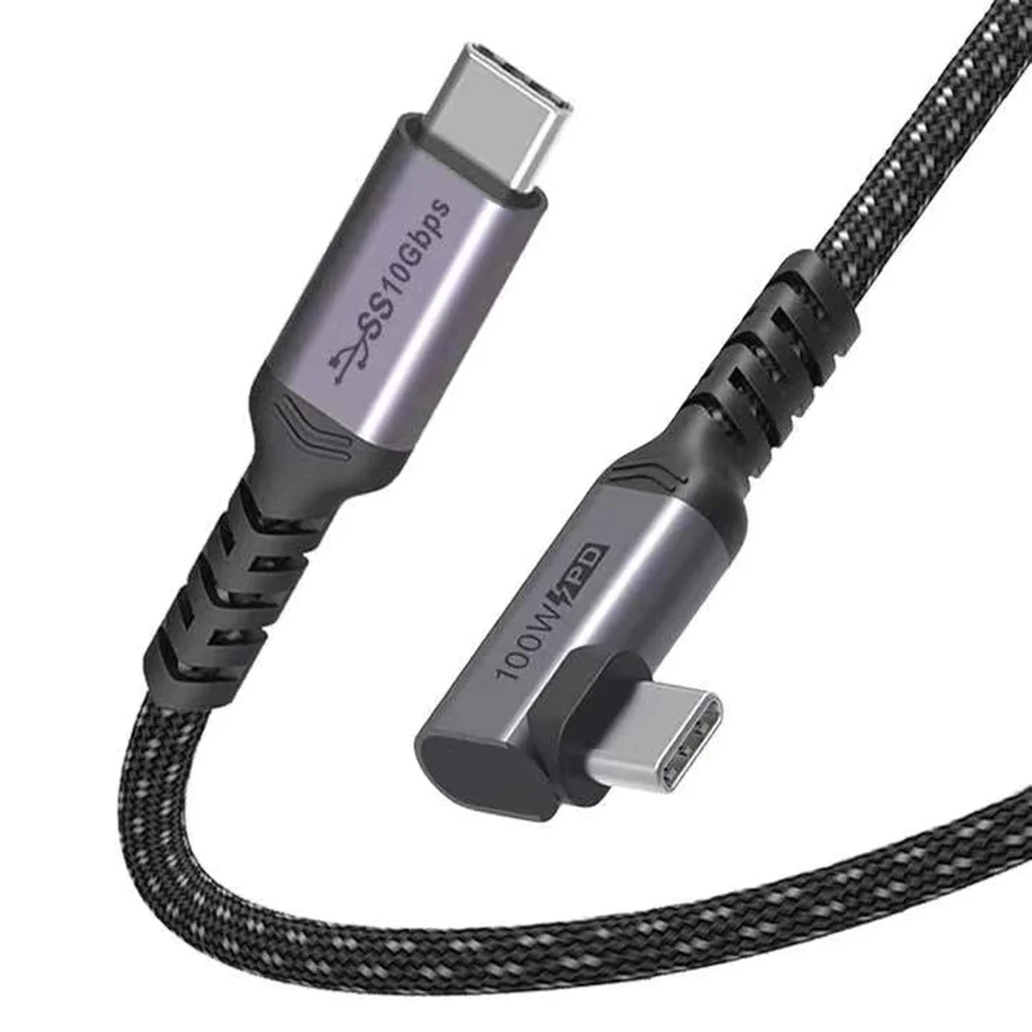 Кабель URVNS с TYPE-C на C USB 5A E-MARK PD 100 Вт 3 1 10 Гбит/с 4K 60 Гц |