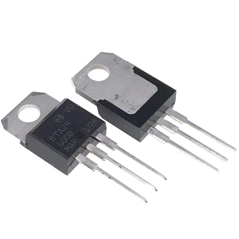 10 шт./лот BTA24-600B BTA24-600 BTA24 Триаки 25 ампер 600 вольт до-220 новые оригинальные в наличии |