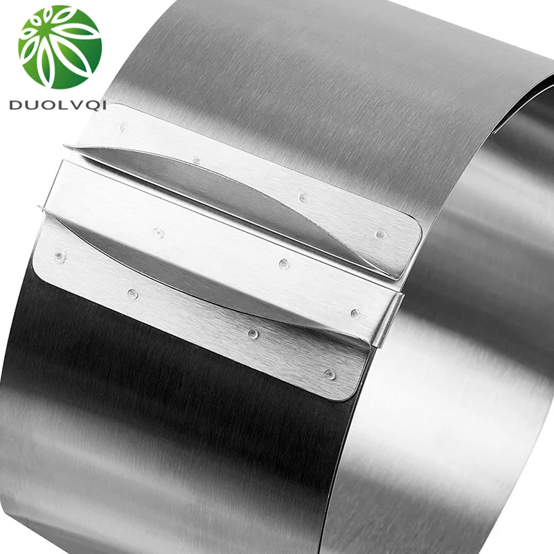 Duolvqi 16-30 см Регулируемая Многослойная ломтерезка для торта из нержавеющей стали выдвижной круговой мусс кольцевой режущий инструмент Круглый резак для торта