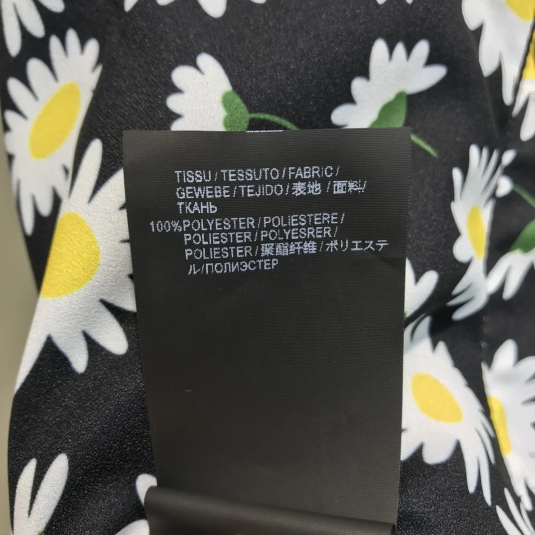 

Pastoral Fresh Flower Dress for Women 2021 Summer Luxury Brand Holiday Big Hem Slip Dress High Waist Irregular Split Sling Dress