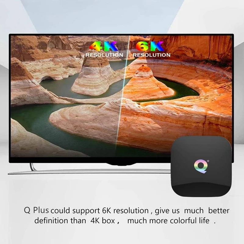 ТВ приставка Android 9 0 4 ядра 6K H.265 HDR 2 ГГц Wi Fi поддержка Google Player Youtube IPTV|ТВ-приставки и