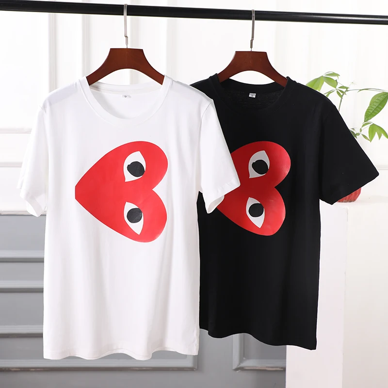 

Women's T-shirt Round Neck Pure Cotton Couple T-Shirt Breathable Summer Outfit for Men Top