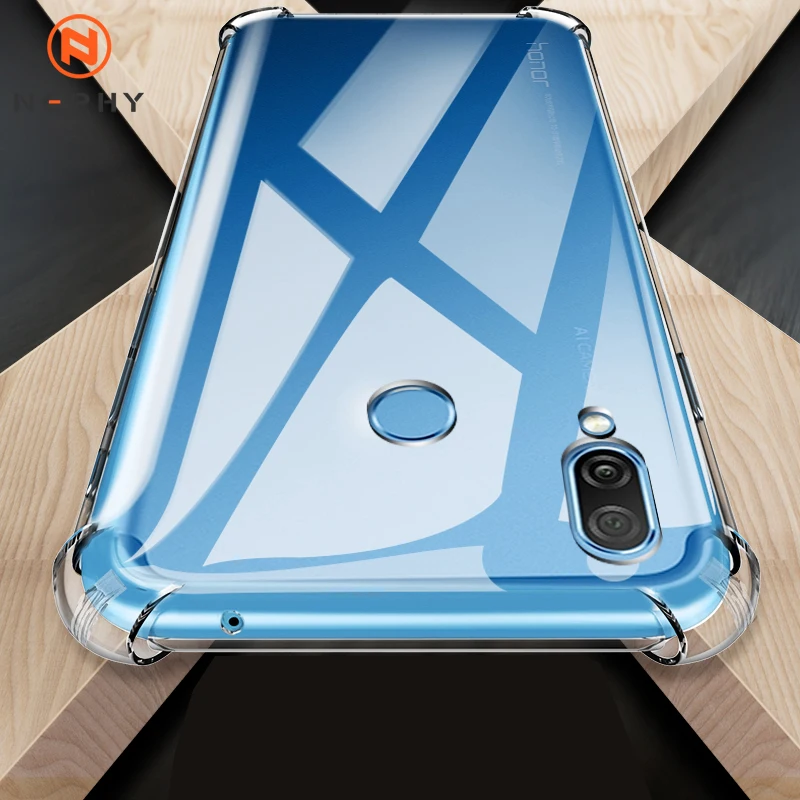 Супер Противоударный Мягкий силиконовый прозрачный чехол для Huawei P20 P30 Honor 10 Lite Mate