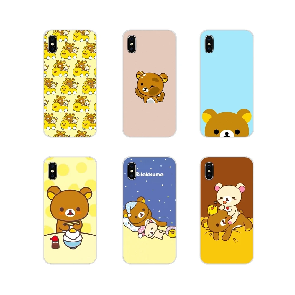 For Samsung Galaxy S3 S4 S5 Mini S6 S7 Edge S8 S9 S10 Lite Plus Note 4 5 8 9 Accessories Phone Shell Covers rilakkuma | Мобильные