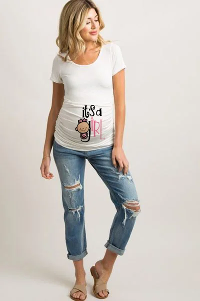 Футболки с короткими рукавами для беременных футболки повседневная одежда