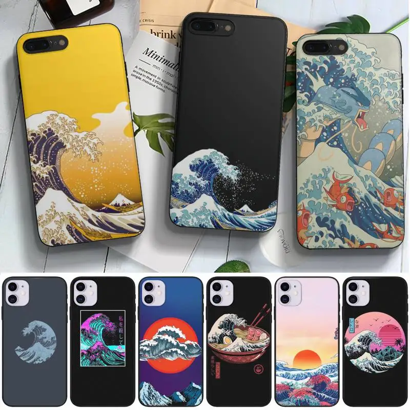 

The Big Wave Of Kanagawa Phone Case For Samsung S10 S20 Fe Lite S21 S30 ULTRA Plus 5G Fundas Shell Cover