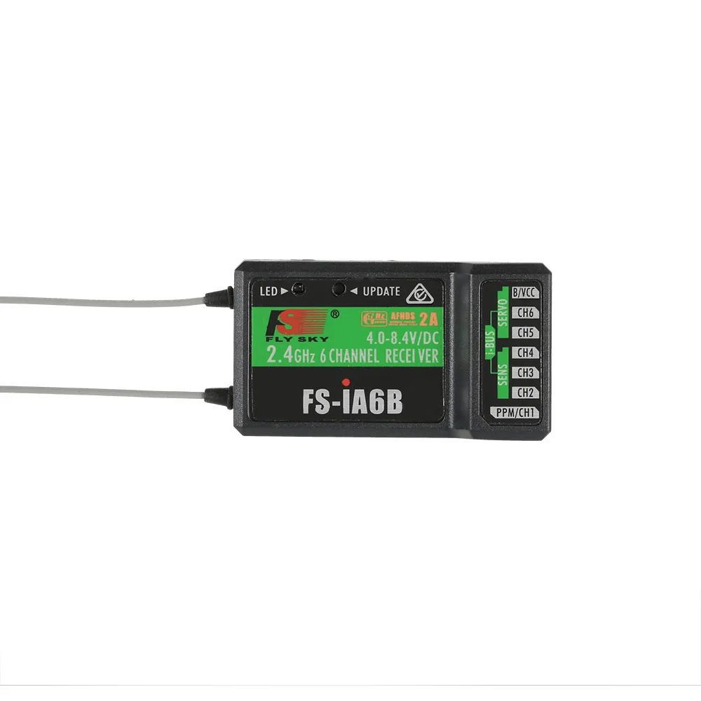 2.4G Flysky FS-iA6B 6Ch Receiver PPM Output with iBus Port Compatible i4 i6 i10 Transmitter | Игрушки и хобби