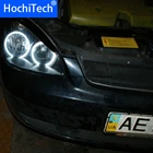 Для лада приора ВАЗ 2170 2171 2172 ультра яркий дневной свет DRL CCFL ангельские глазки Demon Eyes комплект теплый белый гало кольцо