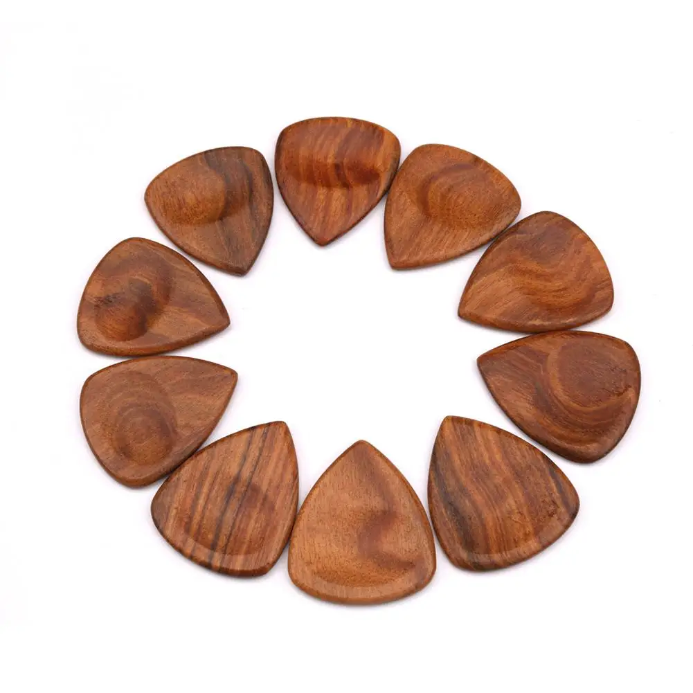 holz gitarre picks bass ukulele plektrum hearted form picks elektrische akustische gitarre picks kann drillable für anhänger geschenk free g