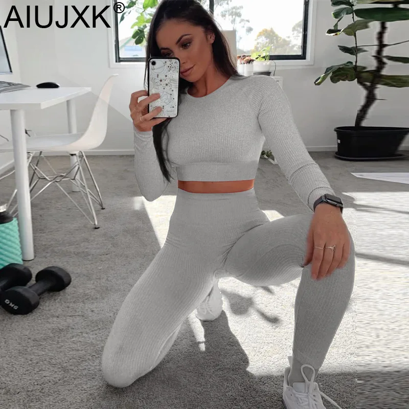 AIUJXK Осень Зима Женский костюм из двух предметов 2019 Спортивный Повседневный