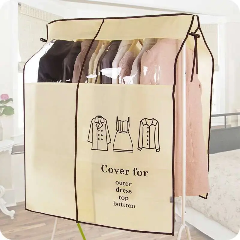

Clothes that occupy the home finishing coat to cover the bedroom ground hangers hanging moistureproof finishing bag dust cover