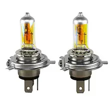 DC 12V 60/55W P43T галогенная лампа 2300k золотисто-желтый кварц 60w стеклянный луч h4 низкая Автомобильная фара 55w галогенная Высокая Q4J5