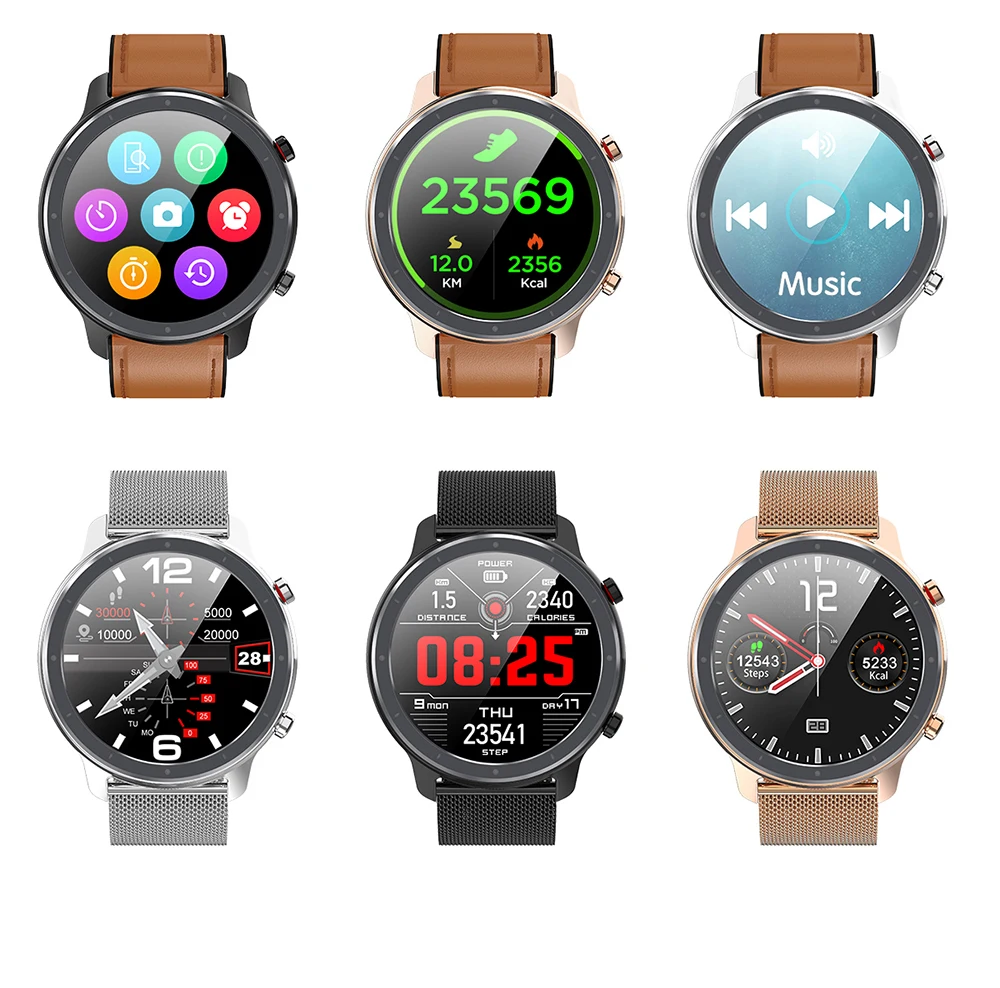 

Willgallop L11 smart watch heart rate monitor full touch screen Smartwatch IP68 waterproof men and women fitness watch
