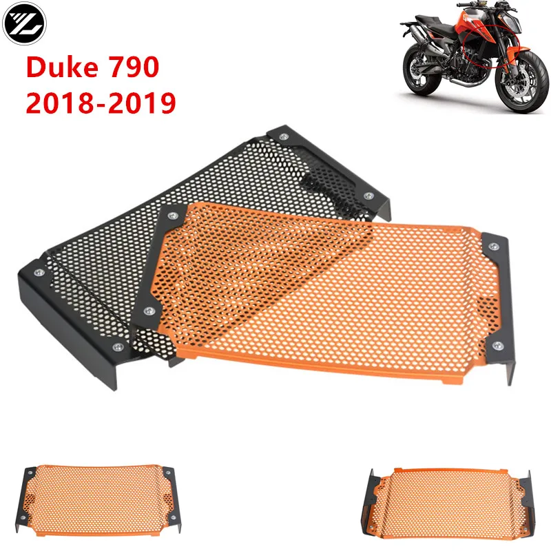 

Motorcycle Accessories For KTM DUKE790 DUKE 790 2018 Radiator Grille Cover Guard Stainless Steel Protection Black Orange