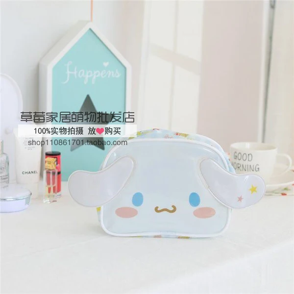 Sanrio, Hello Kitty My Melody косметиoroll косметичка из ПВХ женские водонепроницаемые портативные дорожные моющиеся сумки Органайзер для макияжа