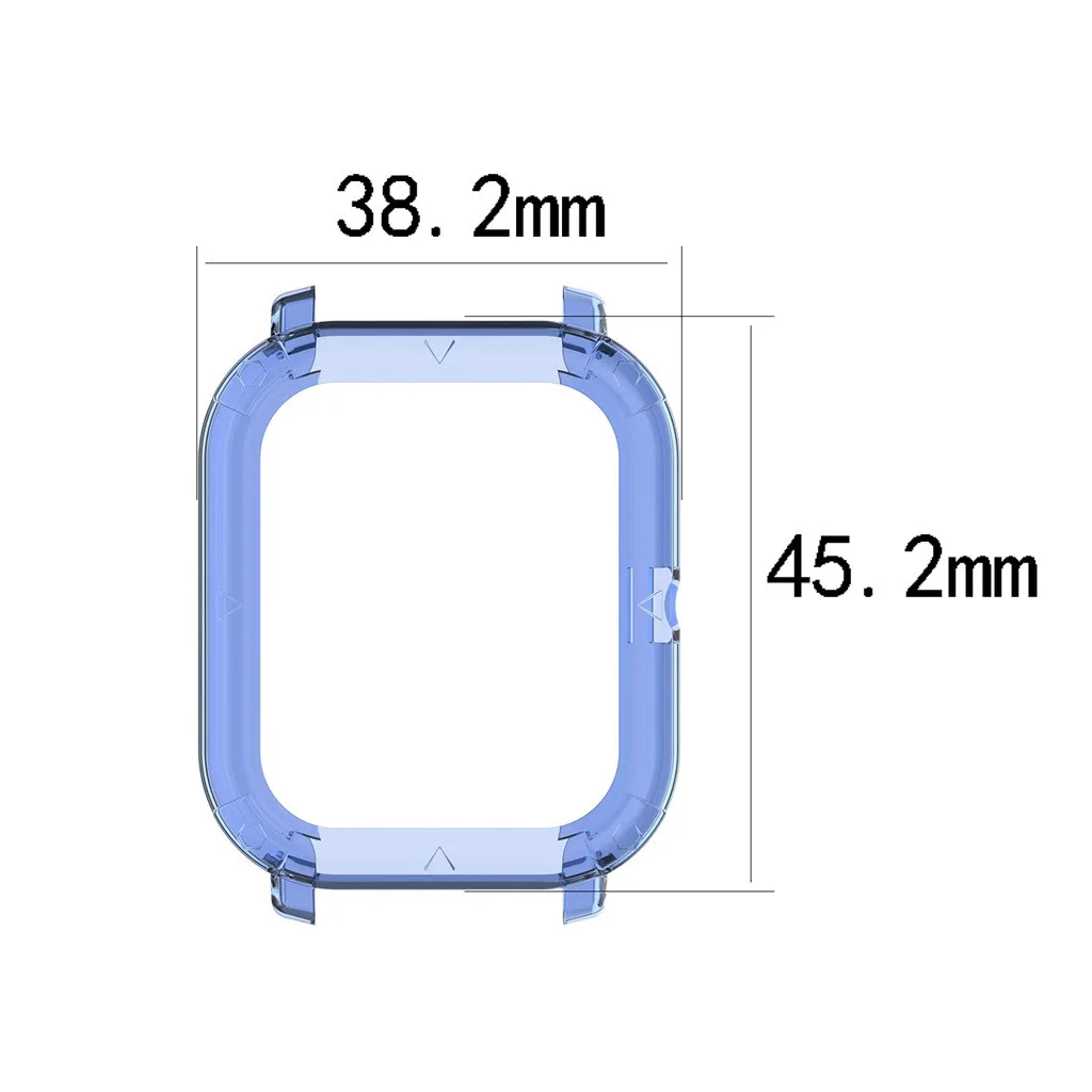 

Watch Protector accessorio TPU Frame Bumper Cover Case Shell Protector for Xiaomi Huami Amazfit GTS Watch Shock-proof transparen