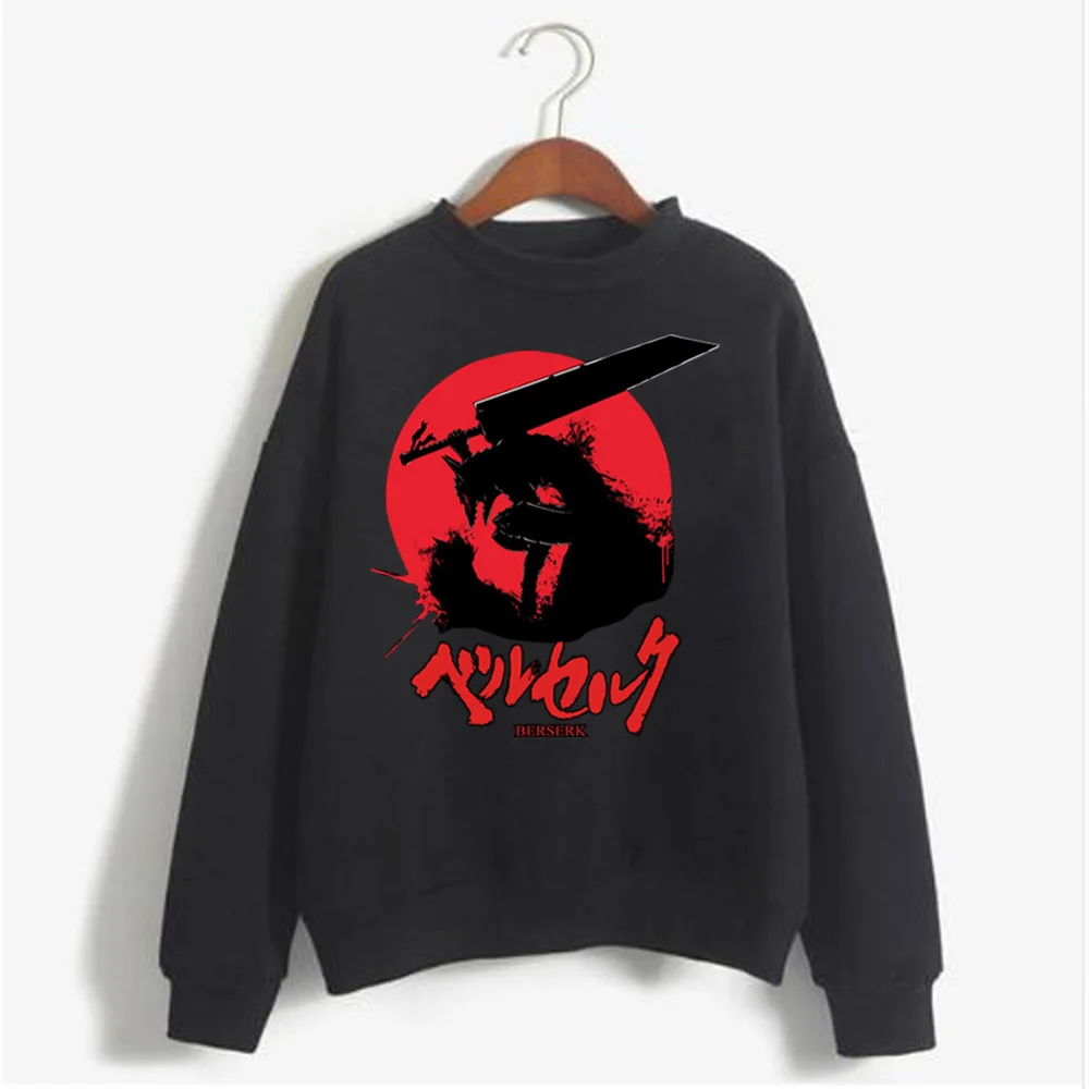 

Hot Japanese Anime Berserk Printed Cool Sweatshirt Hoodie Streetwear Cool Cuts Street Style Casual Sweatshirts