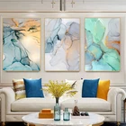 Плакаты и принты с акварельным узором, Триптих, художественная роспись абстрактная