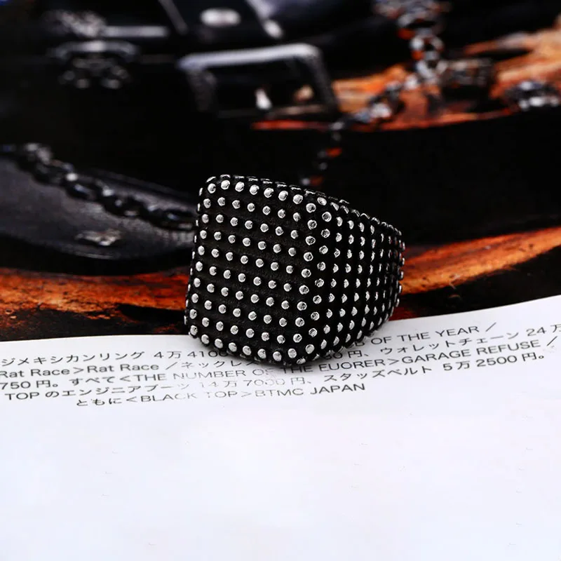 Байер Европа и Америка рок Гипсофила кольцо 316l Нержавеющая сталь Готический