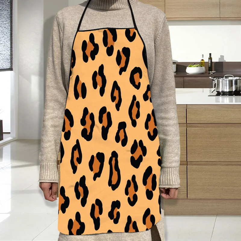 

Бесшовный фартук Tiger с узором, кухонный фартук шеф-повара, профессиональный для барбекю, выпечки, приготовления пищи для мужчин и женщин 68x95 см