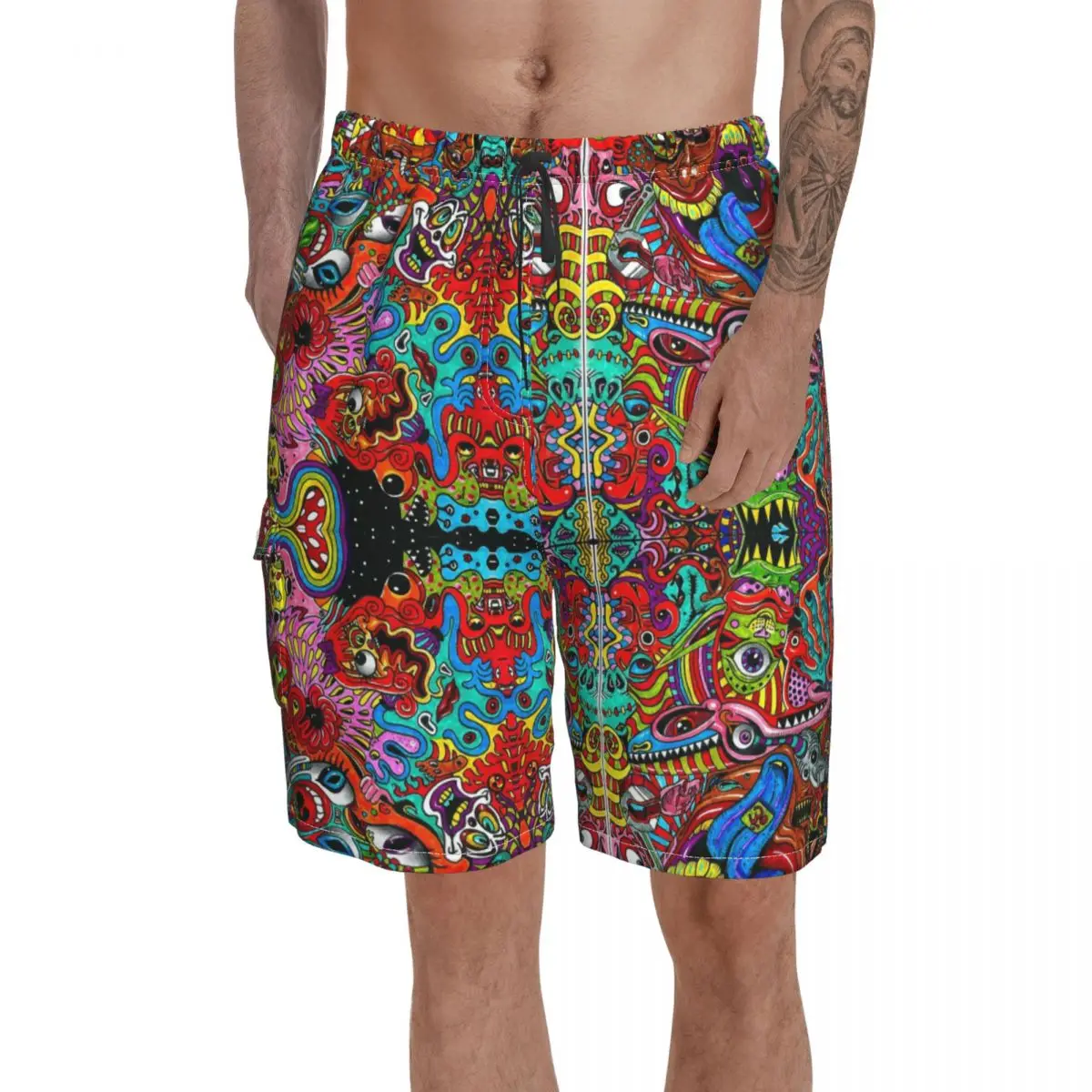 

2021 New Men's Swim Trunks.outdoor Sports fitness shorts. summer Fashion printing Board Shorts . free delivery.