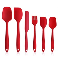 6 piece spatula cake oil brush silicone kitchenware high temperature baking tool set kitchentools cooking gadgets