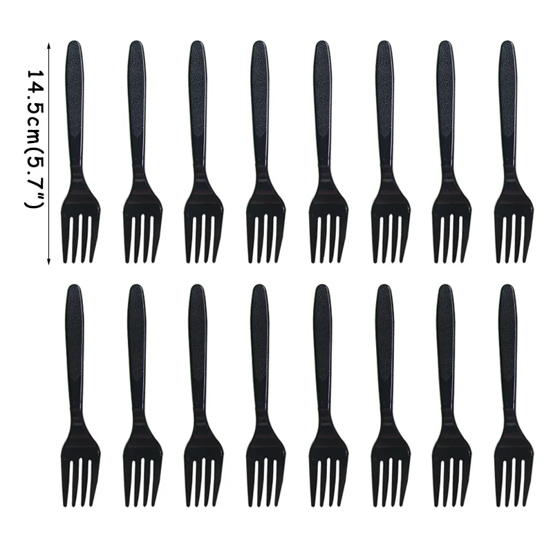 fork Cyuan 30th украшения для вечеринки в честь Дня рождения поставки 30 золотые воздушные шары сверкающие Висячие закрутки 30 лет одноразовый набор столовых приборов - Цвет: fork