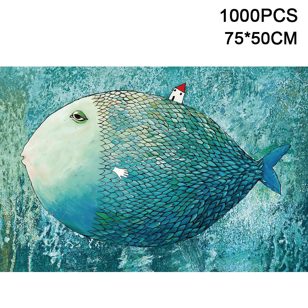 Пазлы для картин мини 1000 штук ландшафтные головоломки сборки игрушки взрослых