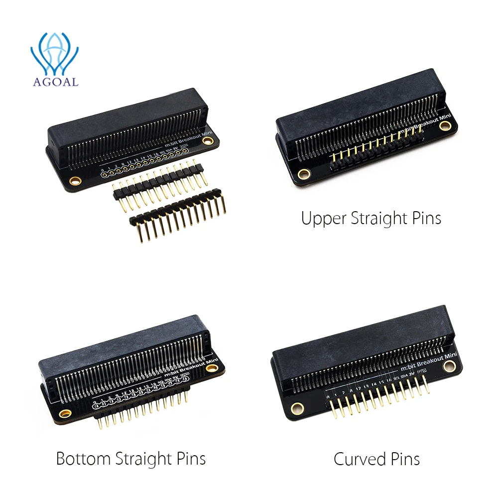 Мини модуль прерывания для Micro:bit BBC Microbit макетная плата расширения адаптера с 2 шт.