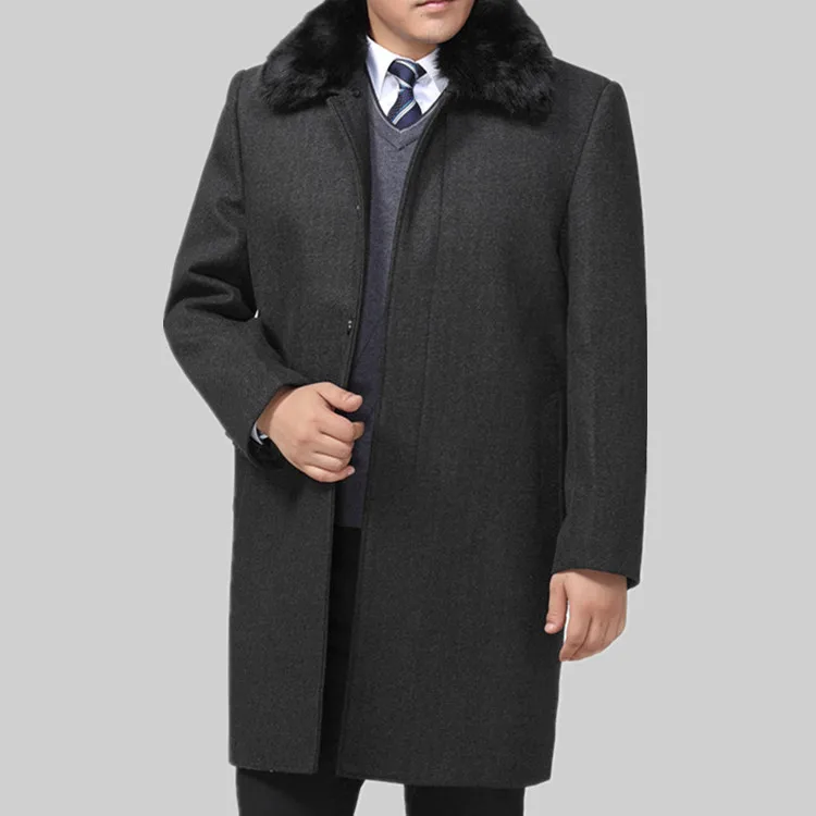 Куртка мужская Зимняя шерстяная на пуговицах Размеры M L XL XXL XXXL | Мужская одежда