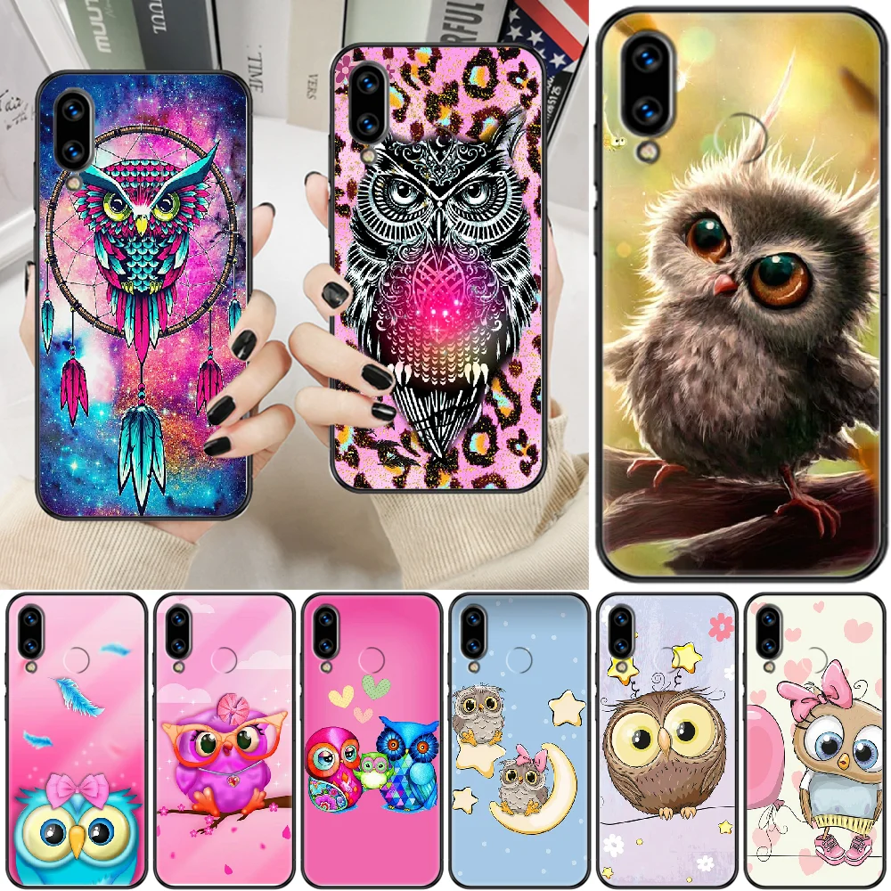 Стильная футболка с изображением персонажей видеоигр Сова чехол для телефона