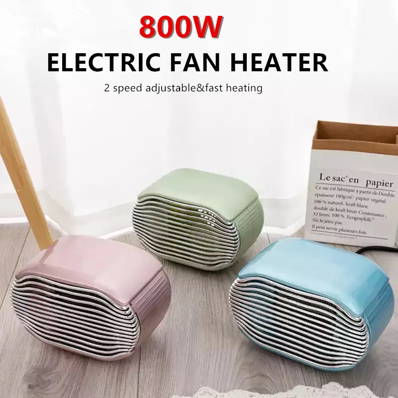 

Creative mini portable heater desktop heater 3 seconds 800W fast heating winter heater PTC ceramic home office hot fan