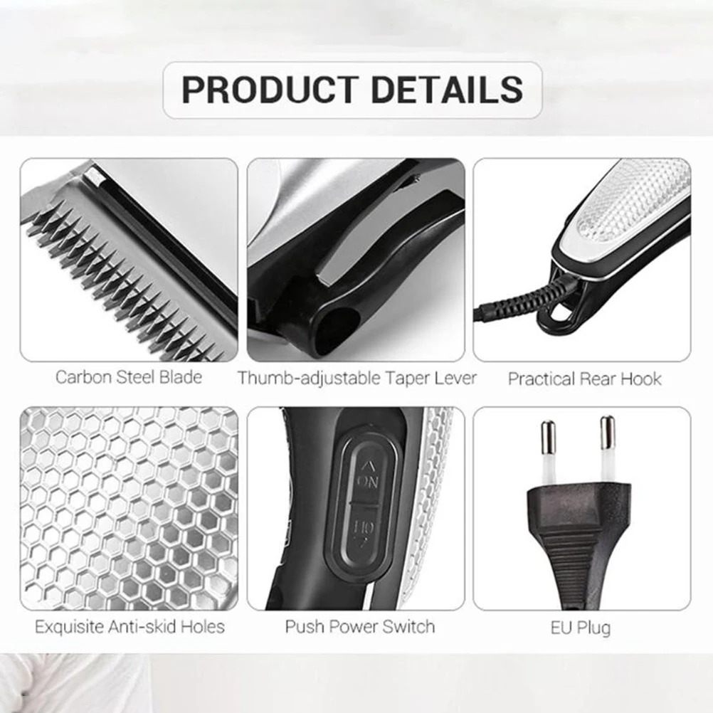 

Professional Hair Clipper Electric Hair Trimmer Household Low Noise Haircut Men Shaving Machine Hair Styling Tool
