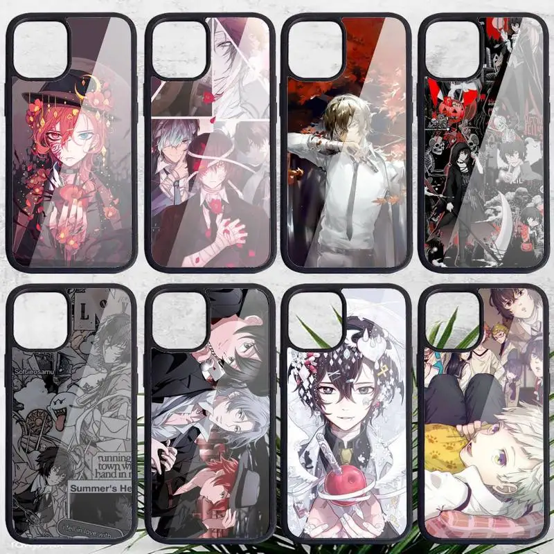 

Anime Bungou Stray Dogs Dazai Osamu Phone Case PC for iPhone 11 12 pro XS MAX 8 7 6 6S Plus X 5S SE 2020 XR Silicone Back Cover