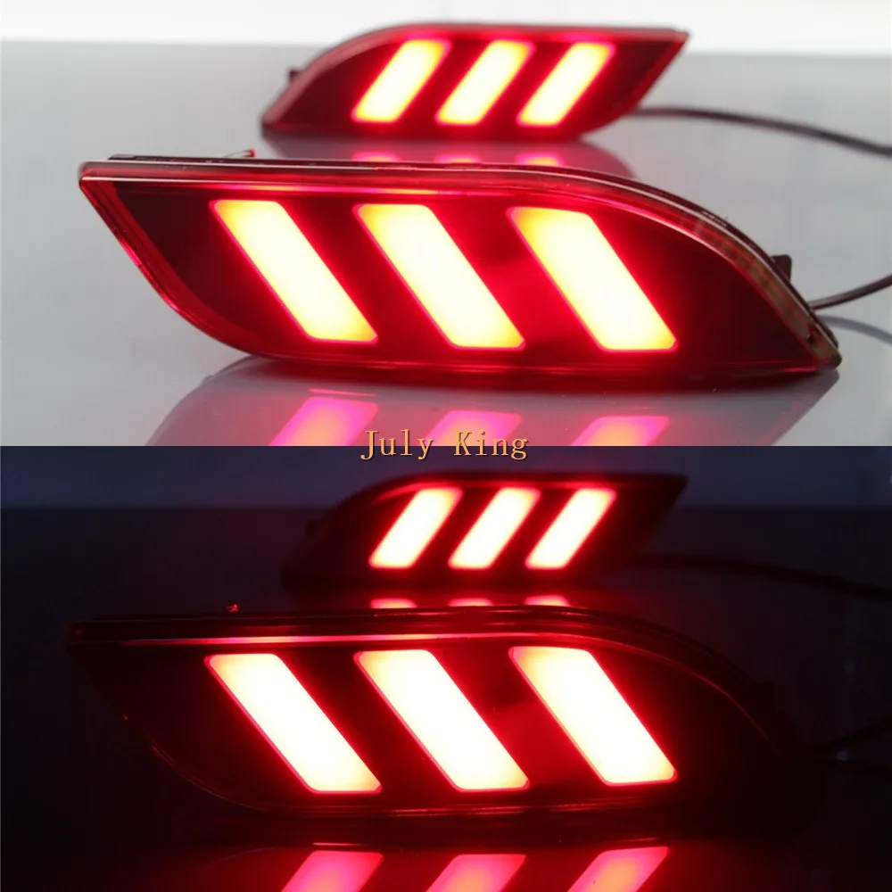 July King Car LED Light Guide тормозные огни + чехол для ночного вождения Jeep Compass 2017