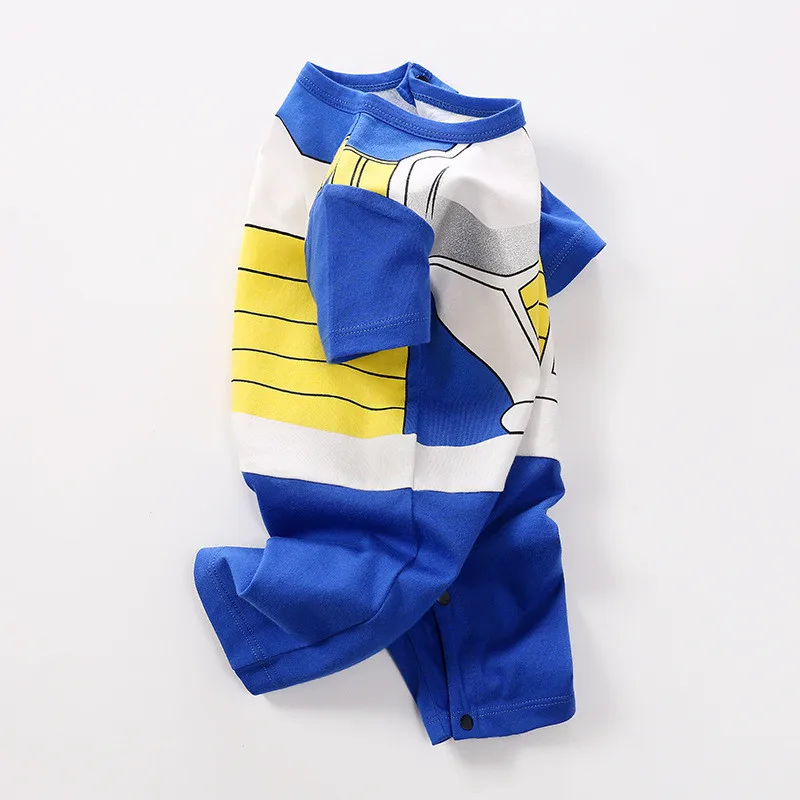 MPANDA Dragon Ball Vegeta, комбинезоны, комбинезон для младенцев мальчиков девочек, детская одежда, боди для новорожденных, хлопок, аниме, длинный рукав, Saiya